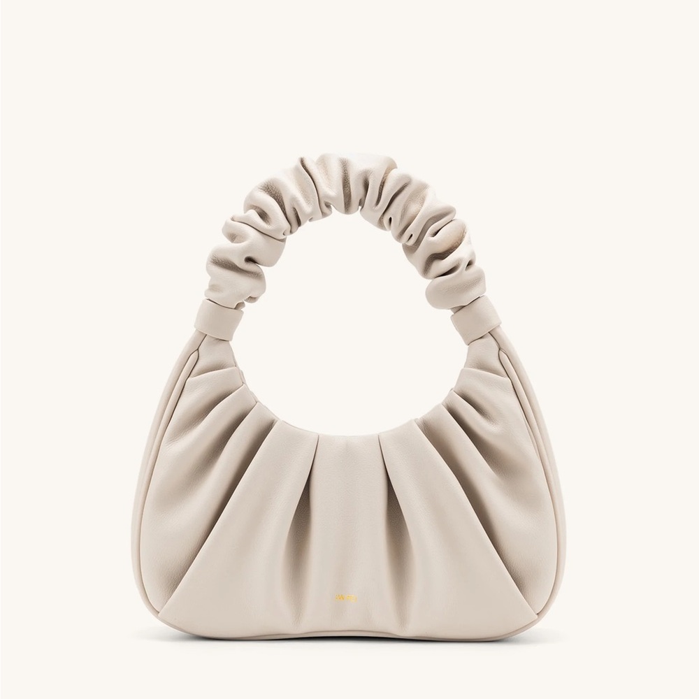 JW Pei Gabbi Ruched Hobo Handbag - Ivory